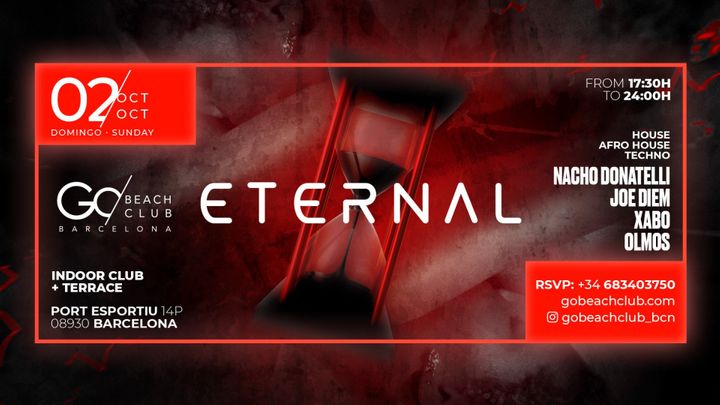 Cover for event: ETERNAL CLUB (17:30h - 24:00h)