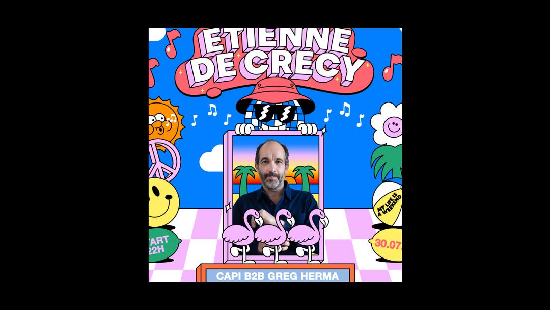 Etienne de Crécy • La Churascaia -Eventplakat