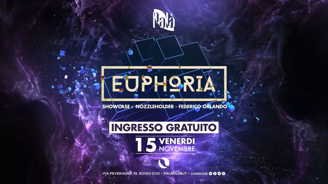 Cartel del evento EUPHORIA FREE ENTRY