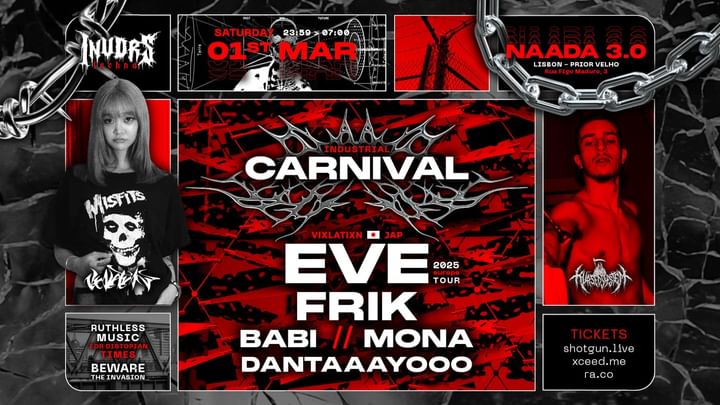 Cover for event: EVE & FRIK \ Industrial Carnival @ NAADA 3.0