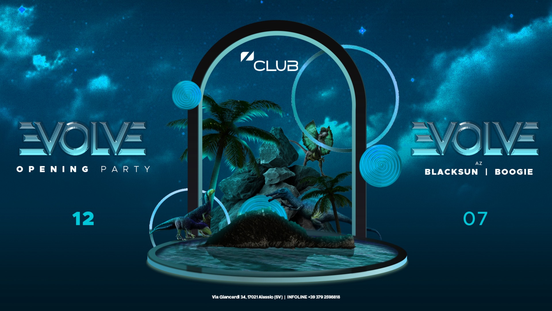 Evolve Opening Party w/ Blacksun 12.07 | Zero Club Alassio