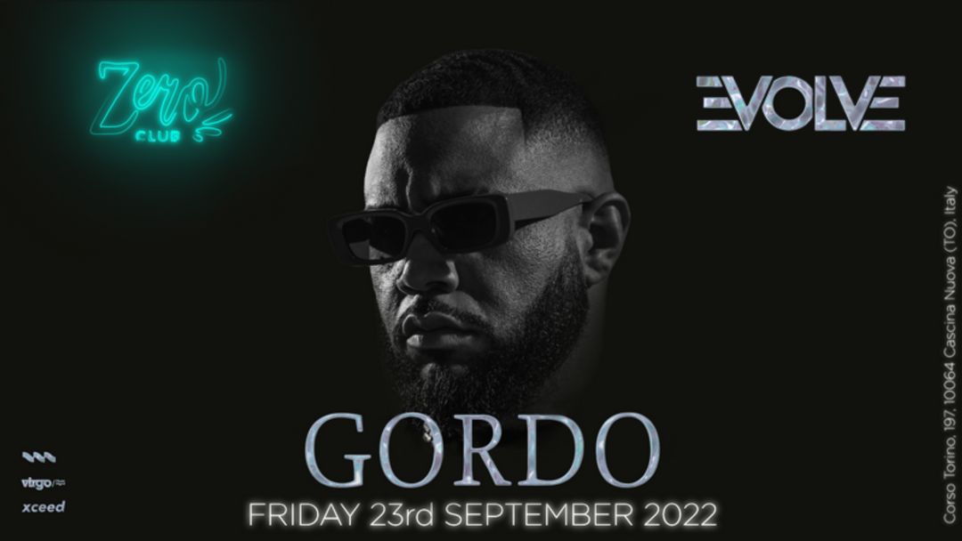 23.09.22 ƎVOLVE w/ GORDO event cover