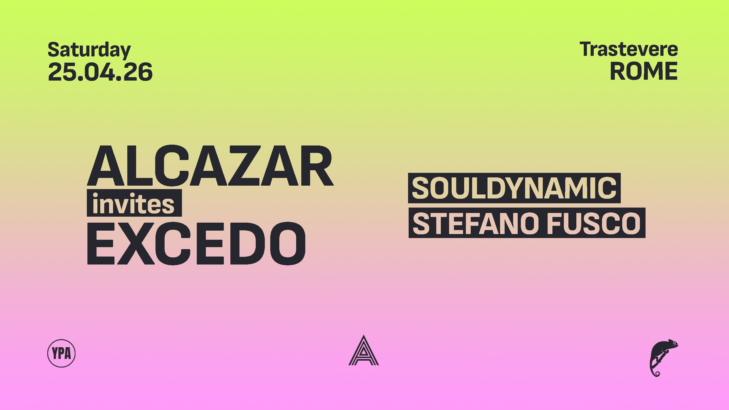 Excedo Souldynamic w/ Stefano Fusco - Alcazar Trastevere image