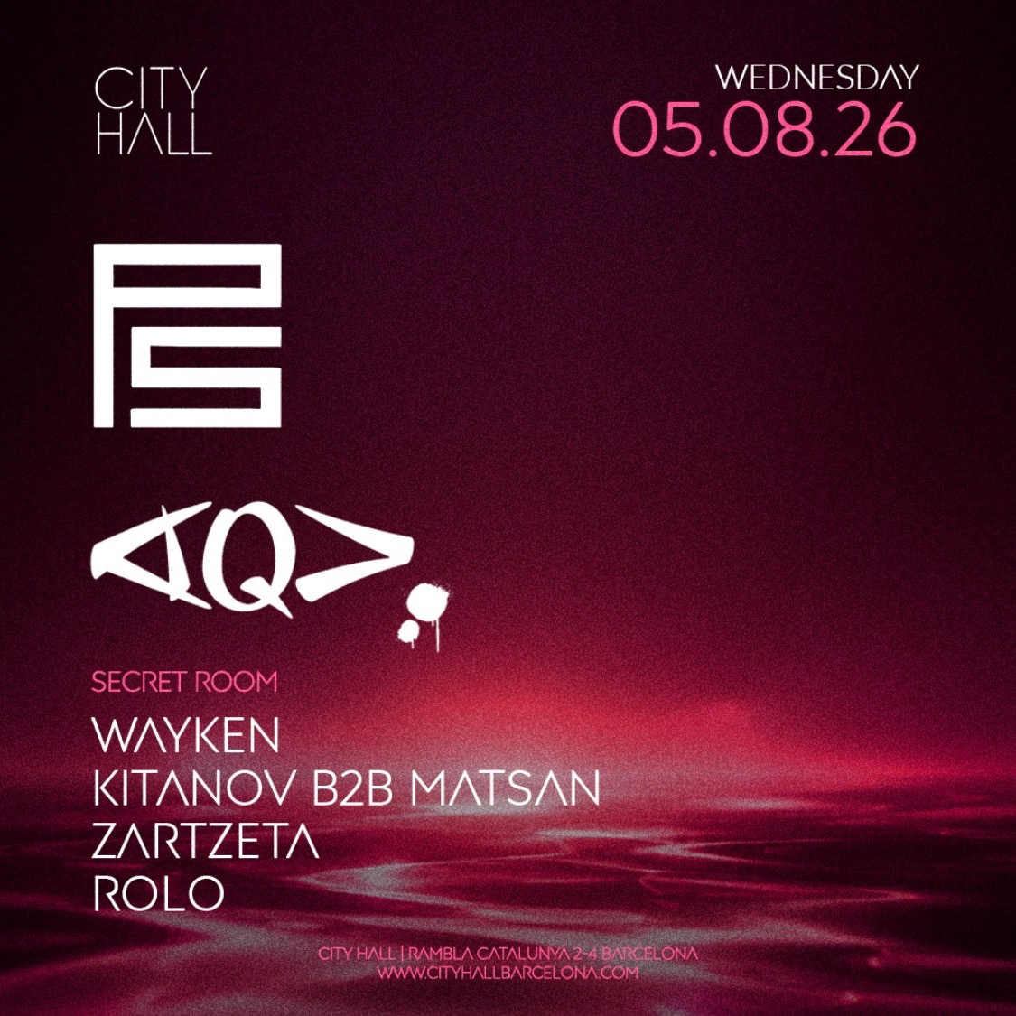 EXPERIENCIA UNDERGROUND EN LA SECRET ROOM II PS x AQV II WEDNESDAY II DOWNLOAD YOUR FREE PASS