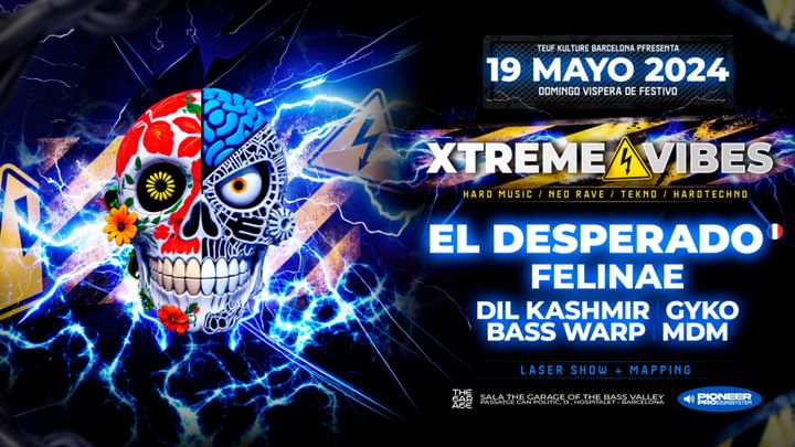 Cover for event: Extreme Vibes · El Desperado 1st time in Barcelona city - Vispera de festivo!