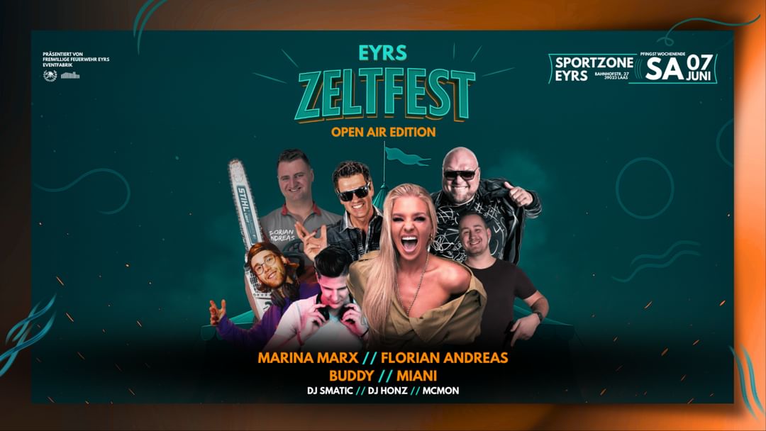 Cartel del evento EYRS ZELTFEST - Open Air Edition