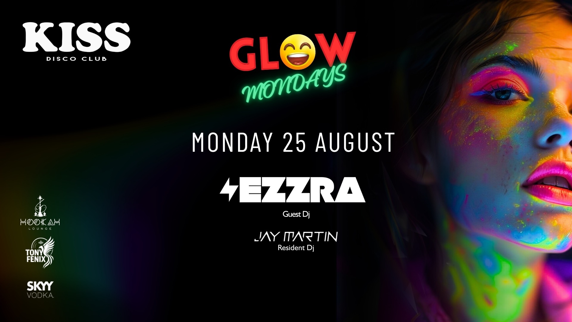 EZZRA & JAY MARTIN // GLOW PARTY ON MONDAY image