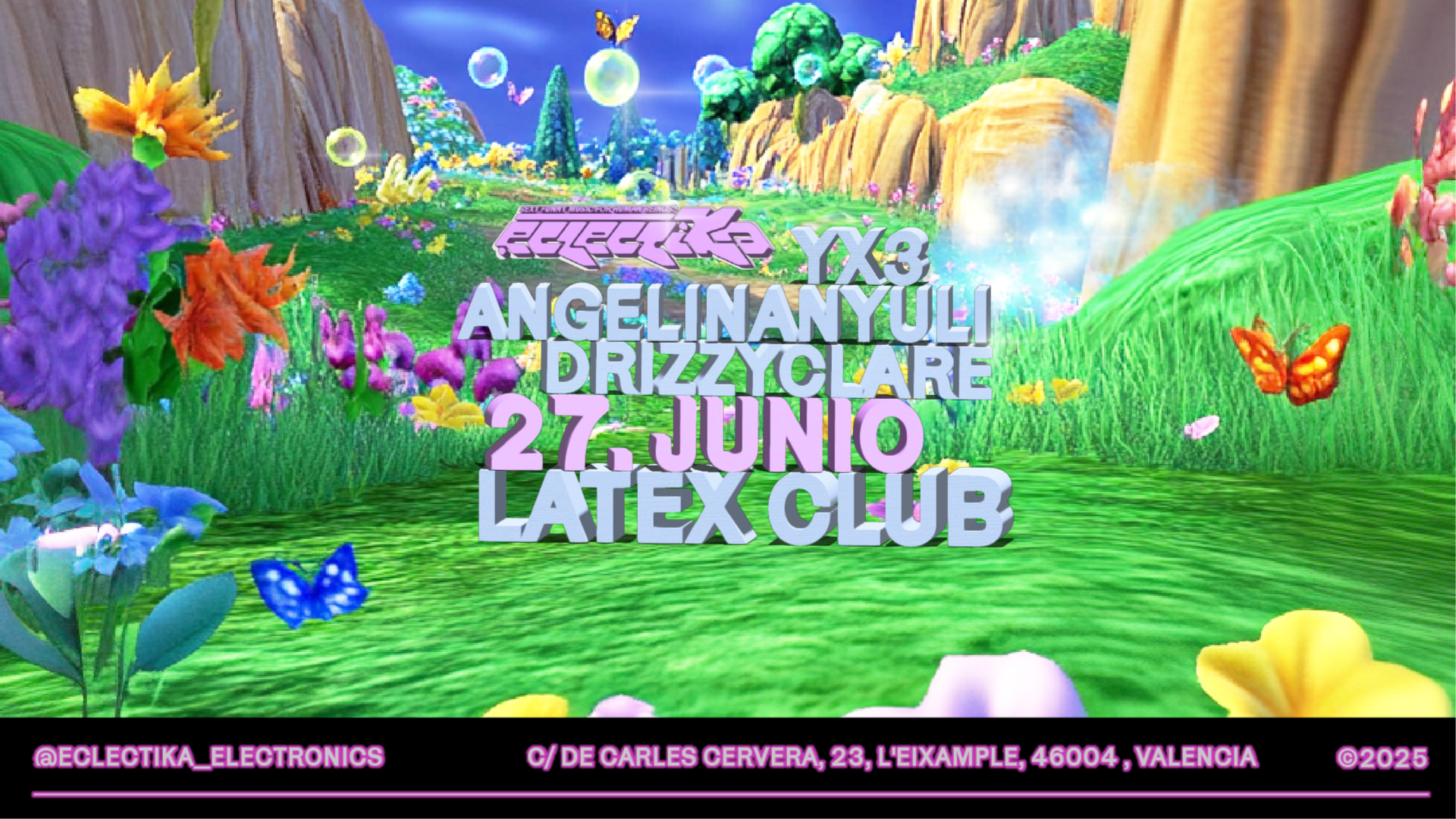 F27/06 // ECLECTIKA PRIDE: YX3 + ANGELINANYULI + DRIZZYCLARE en LATEX image