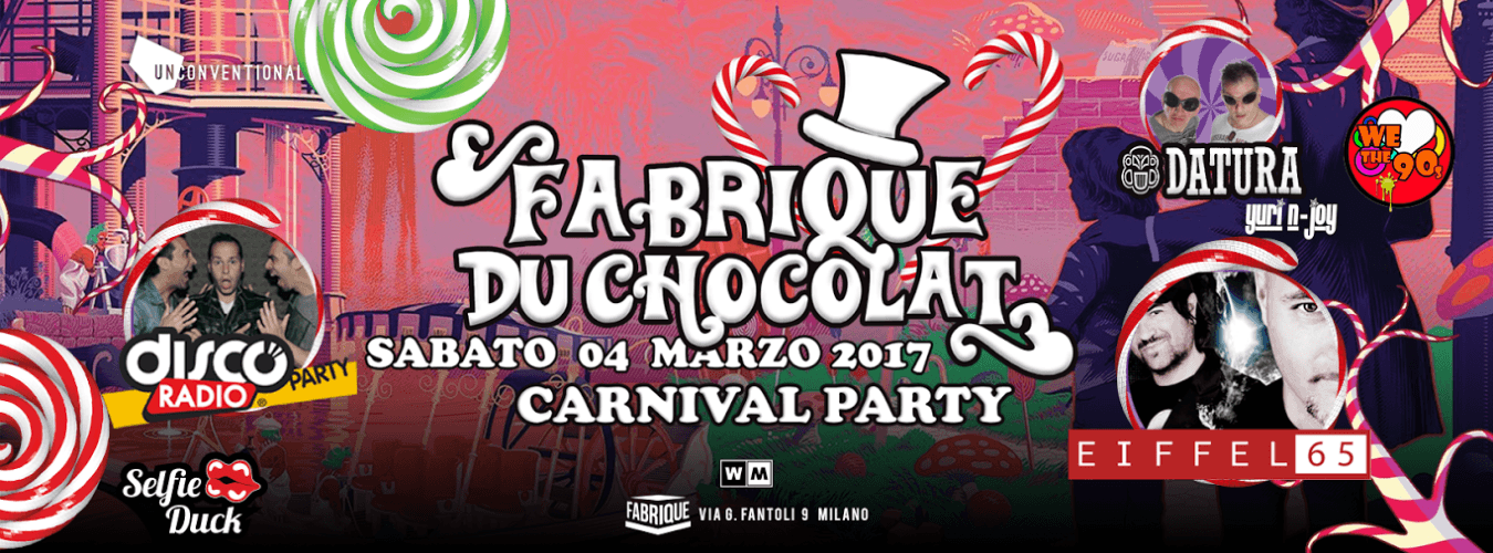 Fabrique du Chocolate - Carnival Party image