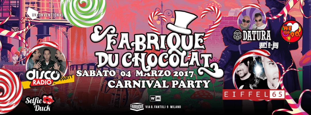 Fabrique du Chocolate - Carnival Party event cover