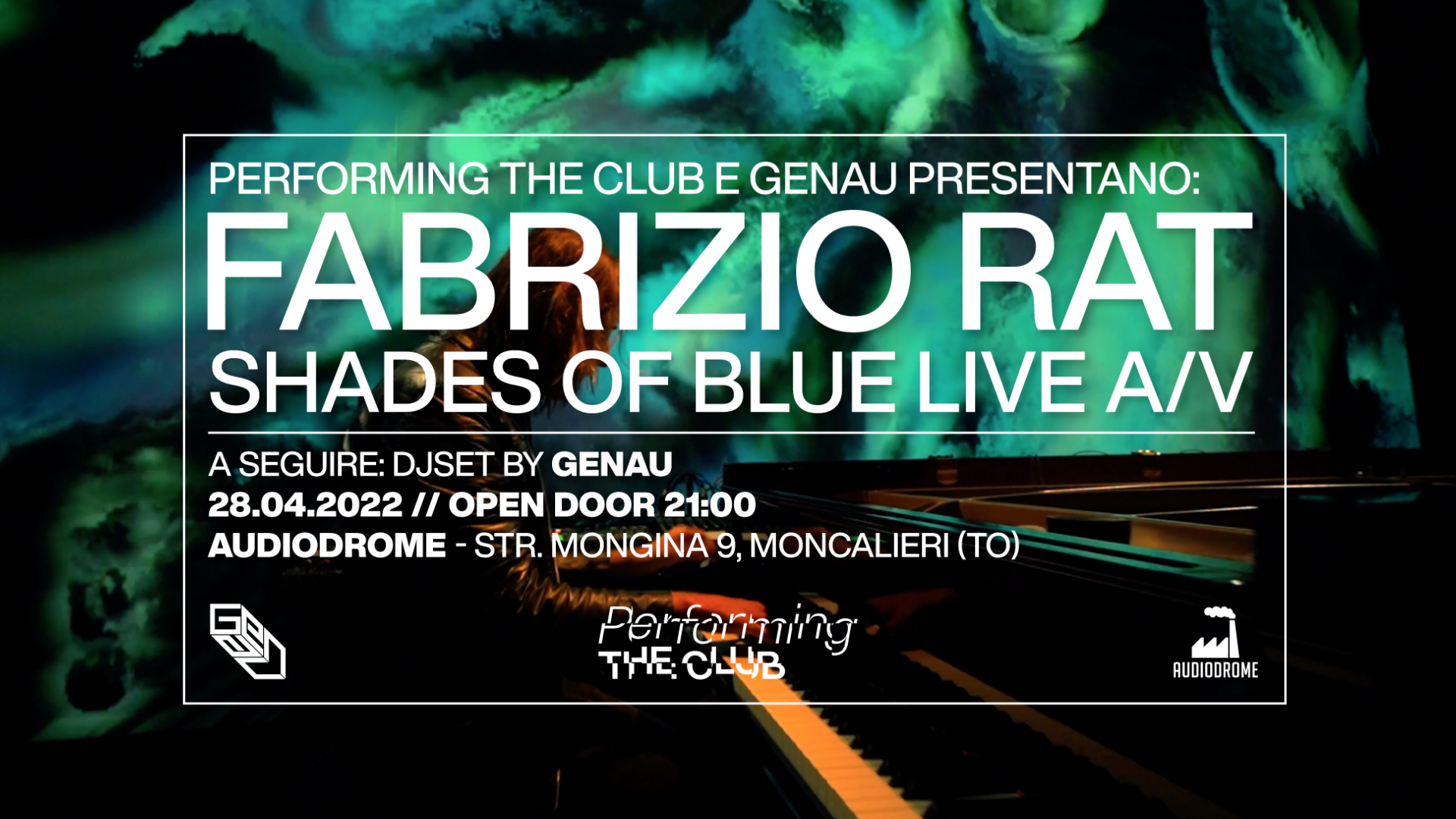 Fabrizio Rat - Shades of Blue A/V Live - Performing The Club e Genau image
