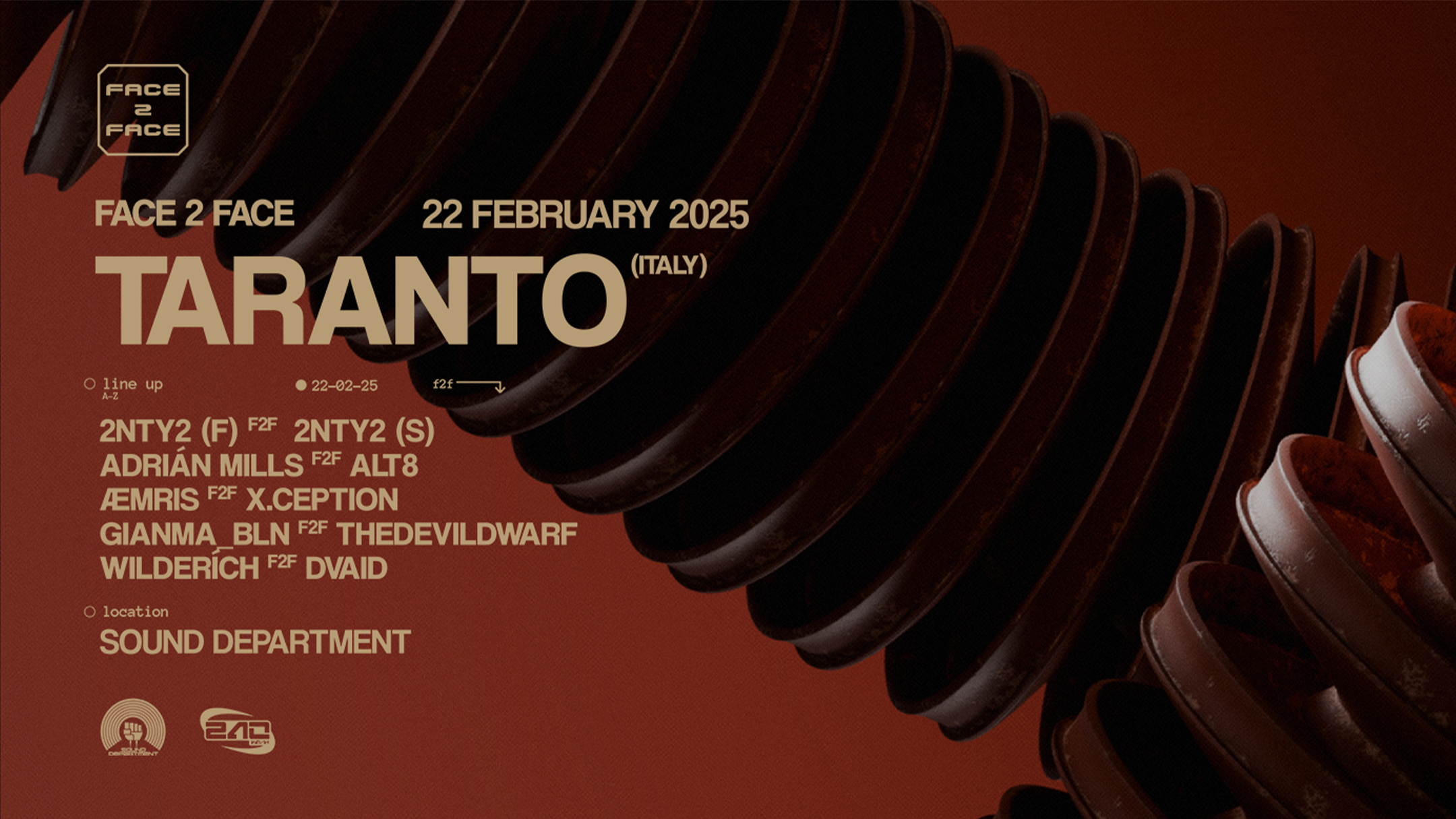 FACE 2 FACE at Sound Department 22 FEB 2025 image