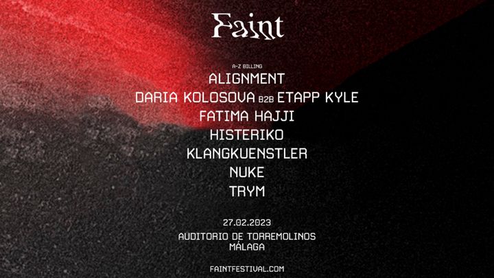 Cover for event: FAINT FESTIVAL