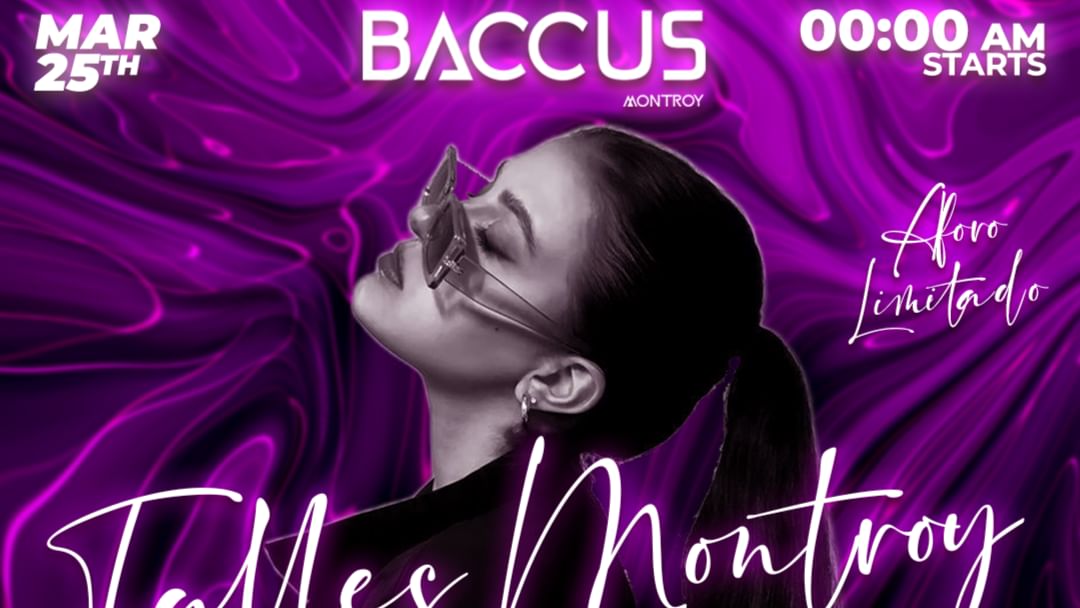 FALLES DE MONTROY BACCUS NIGHT CLUB-Eventplakat