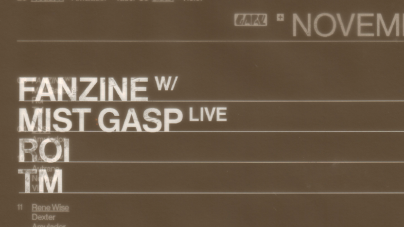 Fanzine * Mist Gasp live + Roi + TM image