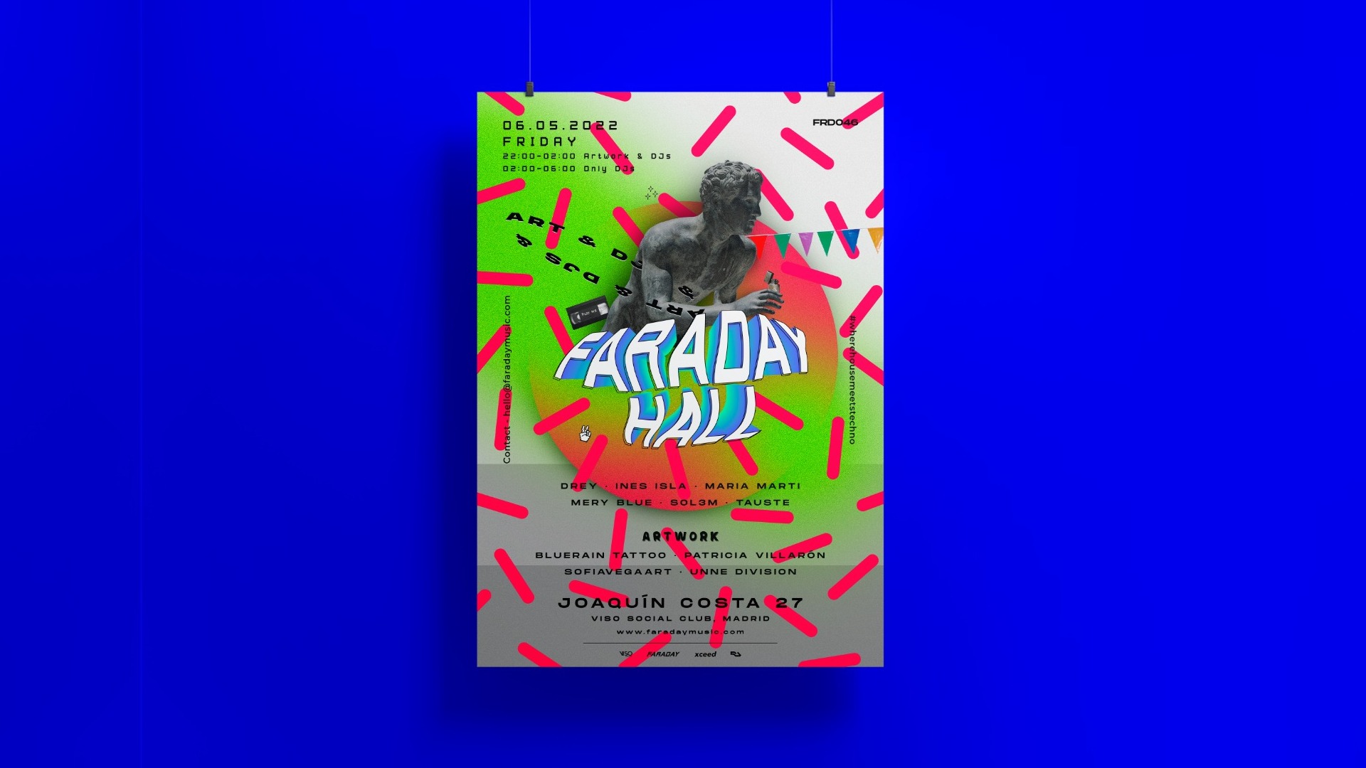 Faraday Hall: Art & DJs image