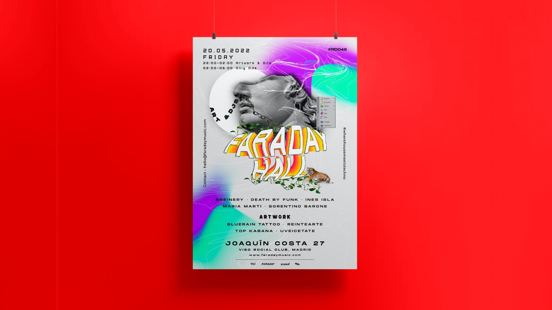 Faraday Hall: Art & DJs image