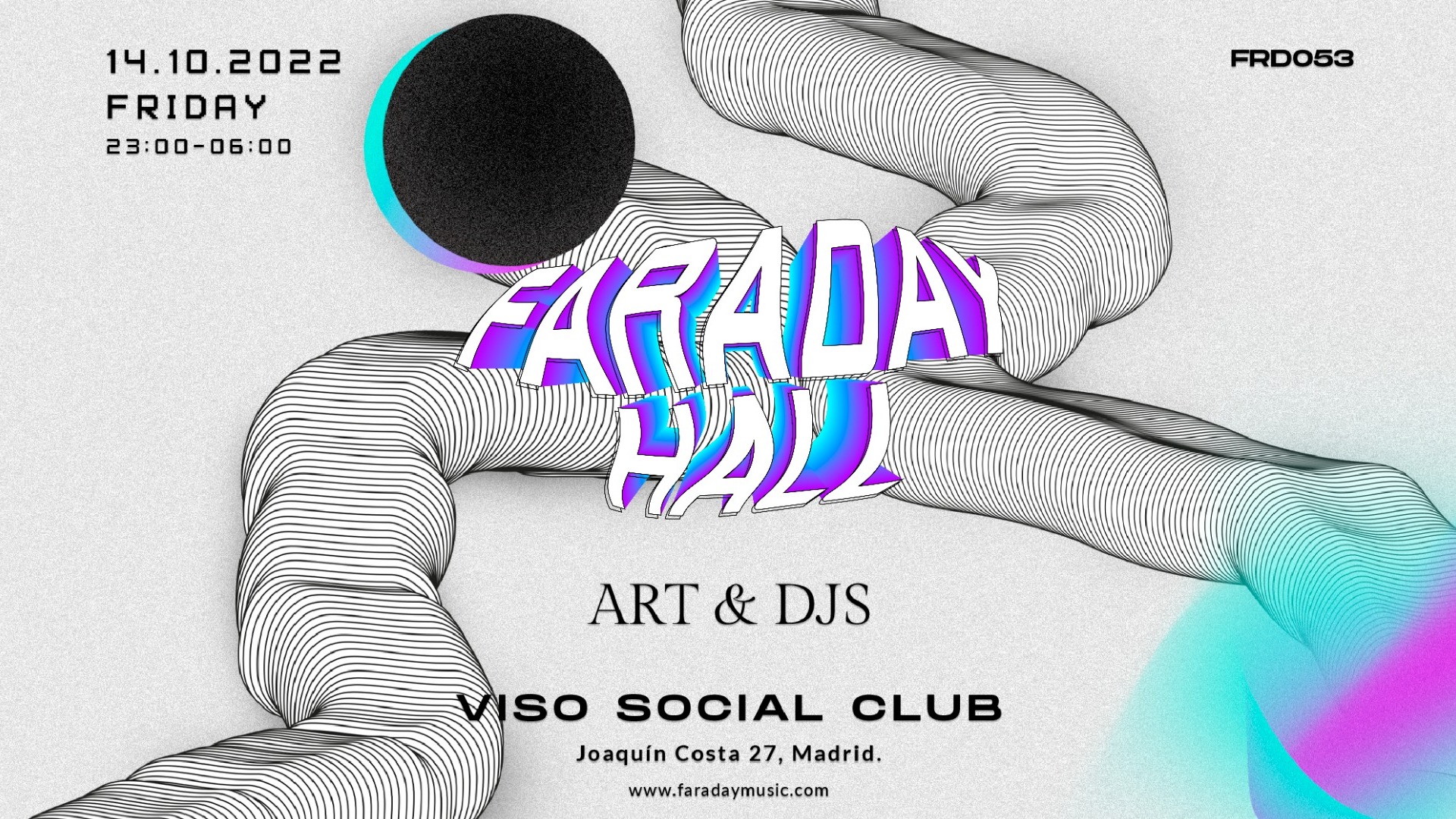 Faraday Hall - Art & DJs @ Viso Social Club image