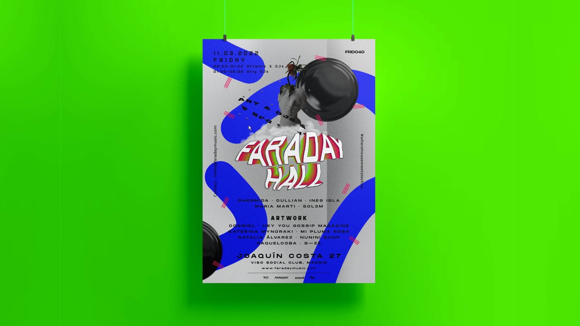 Faraday Hall: Art & DJs