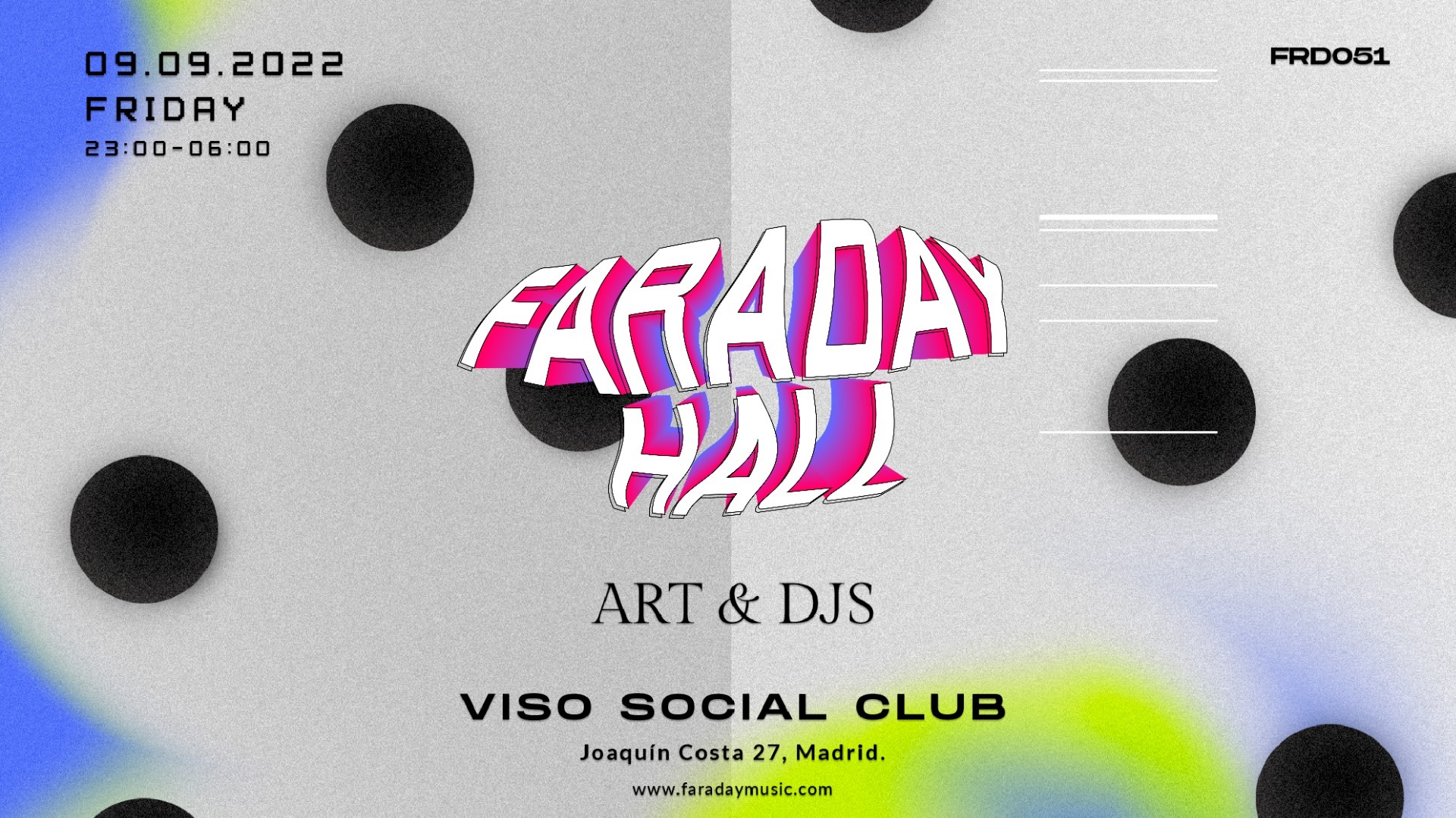 Faraday Hall - Art & DJs: Rentreé Alert image