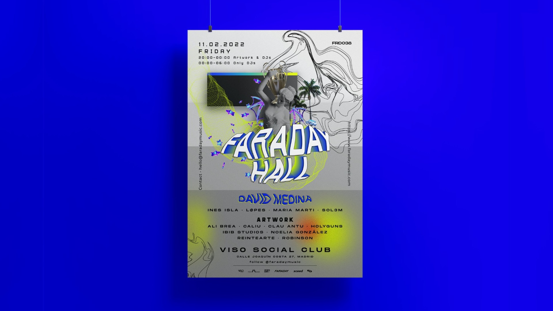 Faraday Hall: Art & DJs with David Medina image