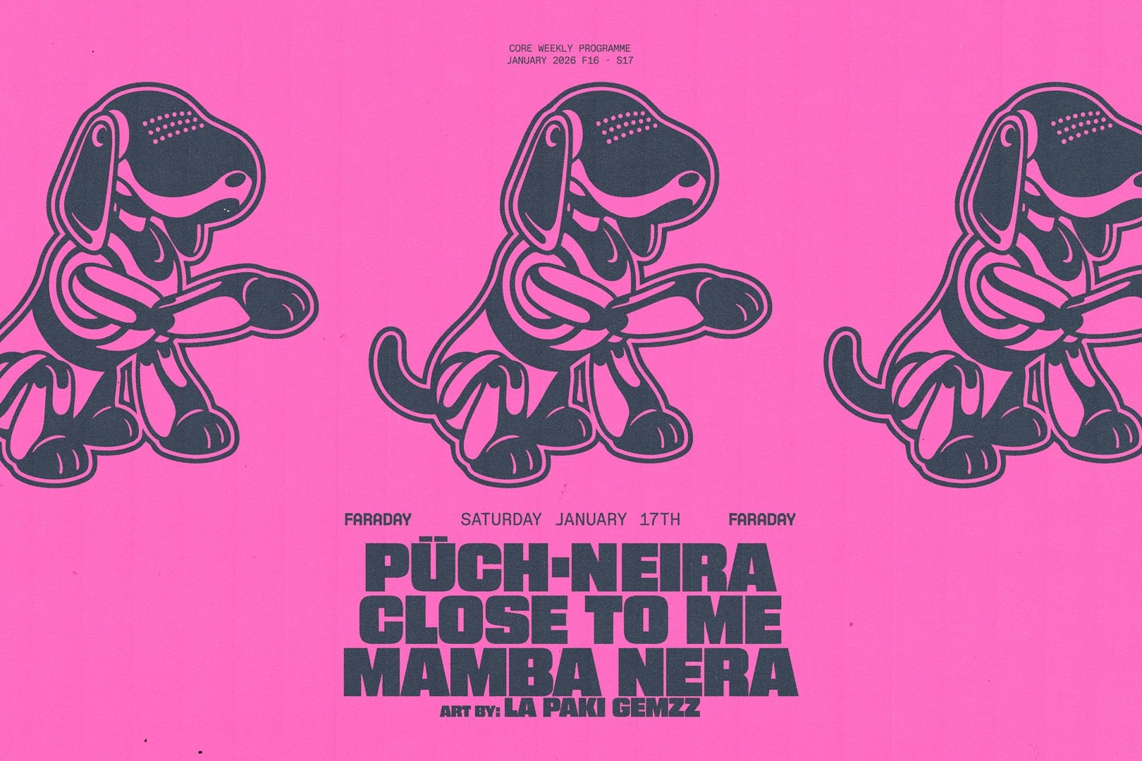 FARADAY w/ PÜCH + NEIRA + CLOSE TO ME + MAMBA NERA image