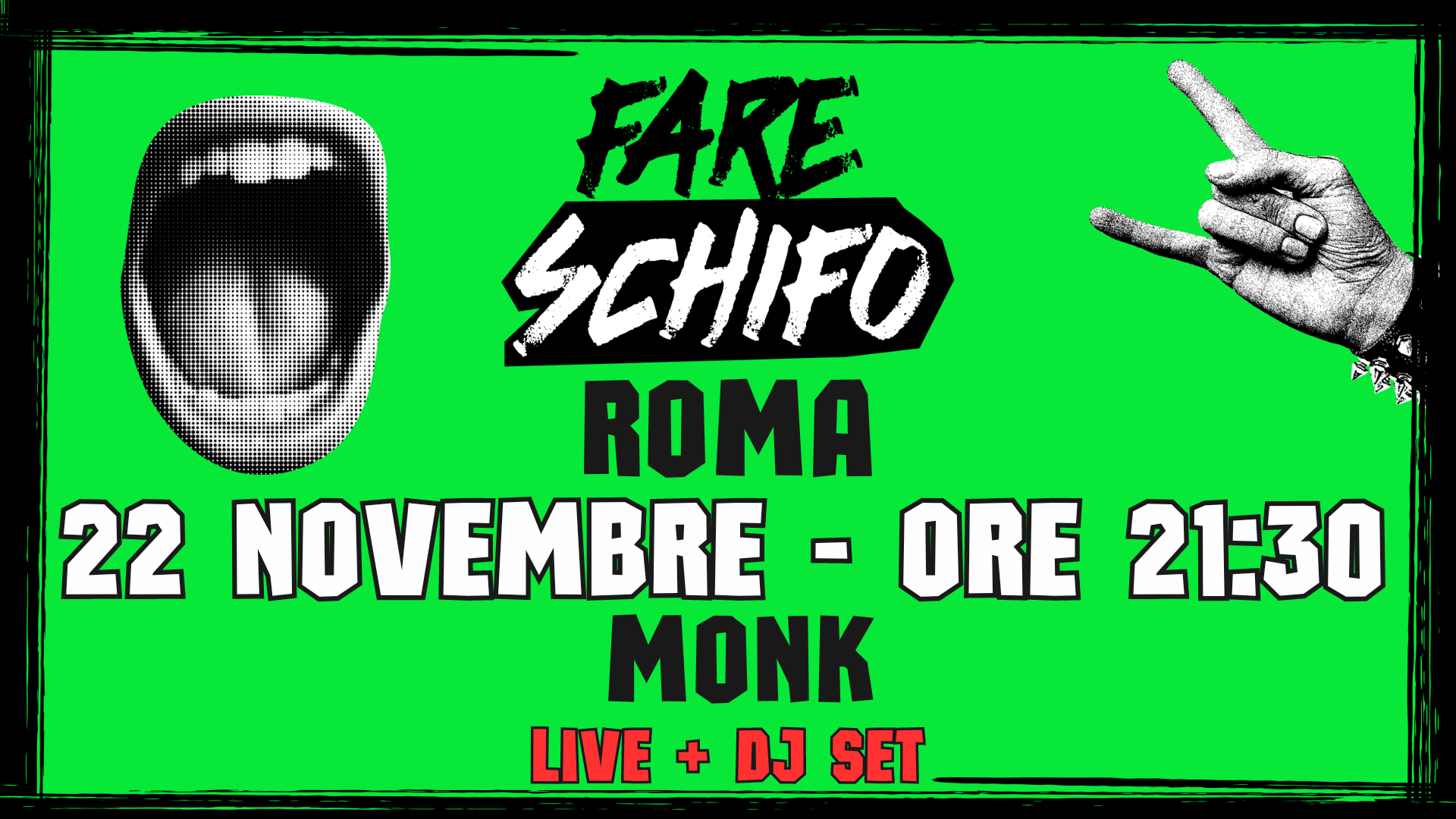 FARE SCHIFO PARTY ROMA | LIVE + DJ SET | MONK