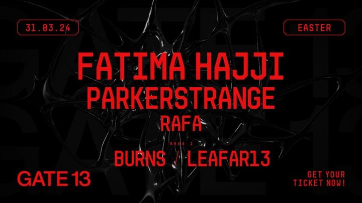 Cover for event: Fatima Hajji - Easter  - Gate13