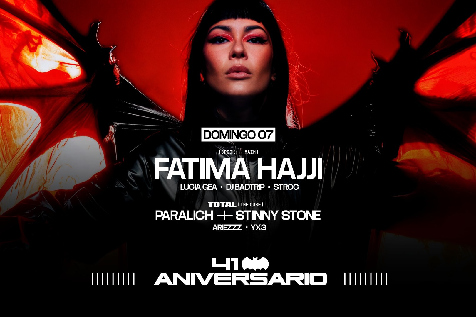 Fatima Hajji & Total w/ Paralich + Stinny Stonne - 41 ANIVERSARIO SPOOK image
