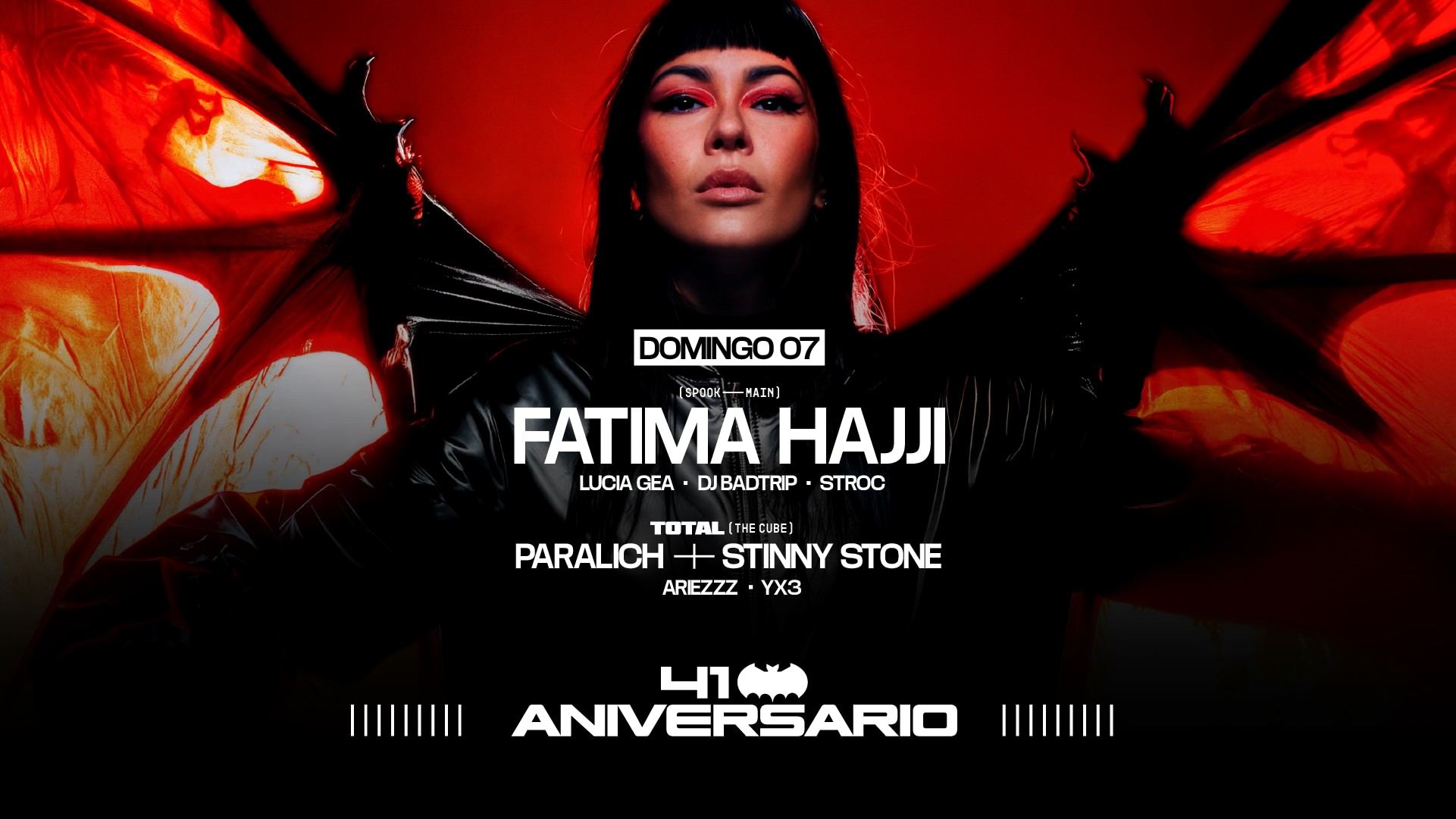 Fatima Hajji & Total w/ Paralich + Stinny Stonne - 41 ANIVERSARIO SPOOK image