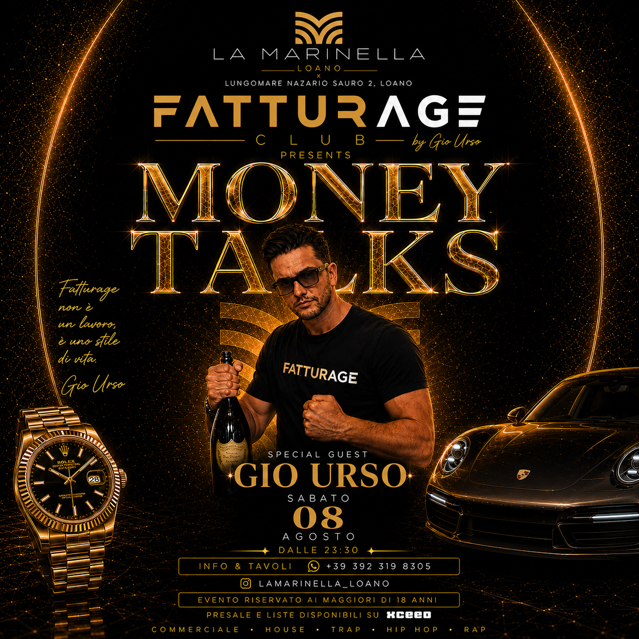 FATTURAGE CLUB PRESENTS MONEY TALKS w/ Gio Urso