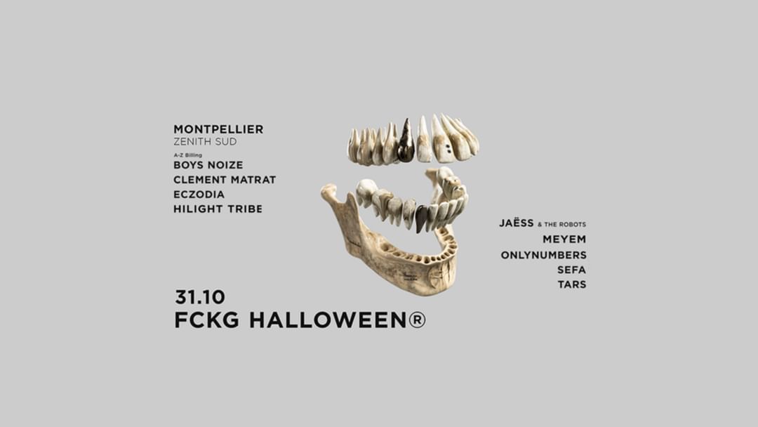 Cartell de l'esdeveniment FCKG HALLOWEEN - ZÉNITH SUD 