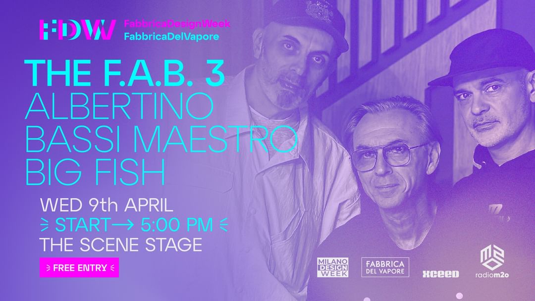 Capa do evento FDW25 DAY 2: The Scene Stage | THE F.A.B. 3 (Fish - Alba - Bassi), Val S
