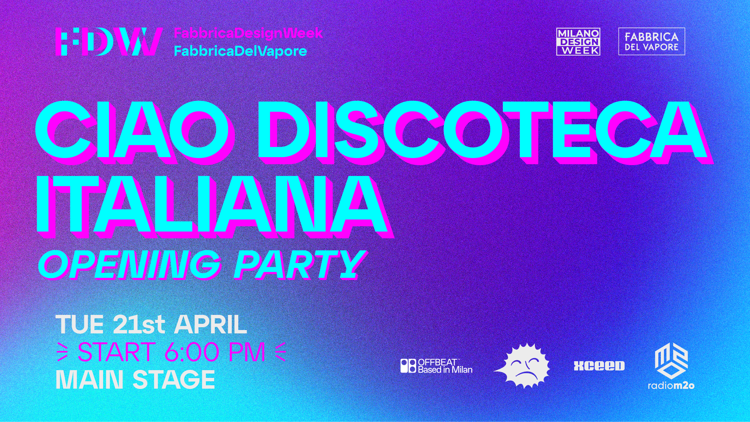 FDW26 DAY 1: OPENING ft CIAO DISCOTECA ITALIANA image