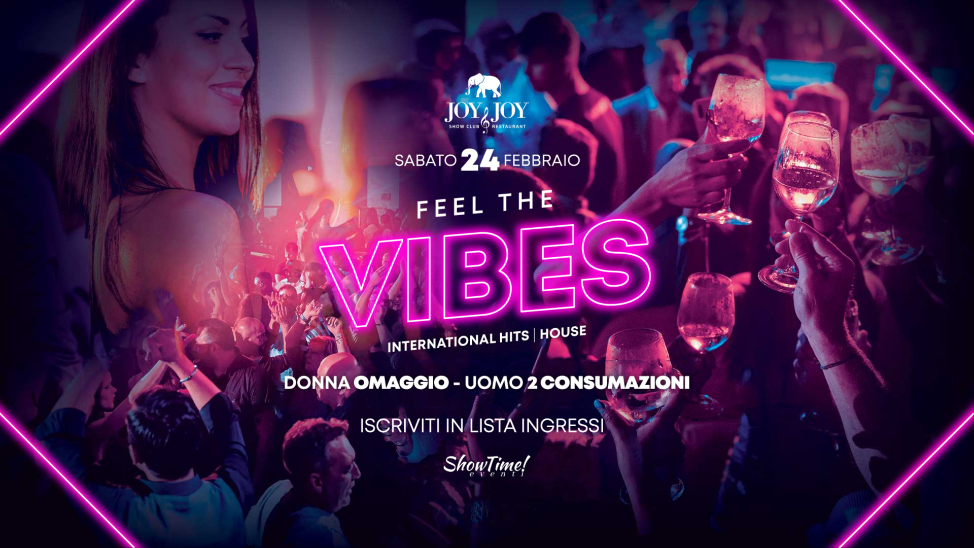 Feel The Vibes - 24 February @Joy&Joy