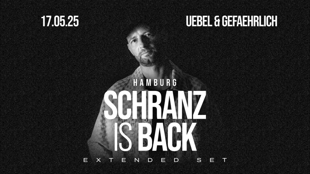 Cartel del evento Felix Kröcher - Schranz is Back Tour