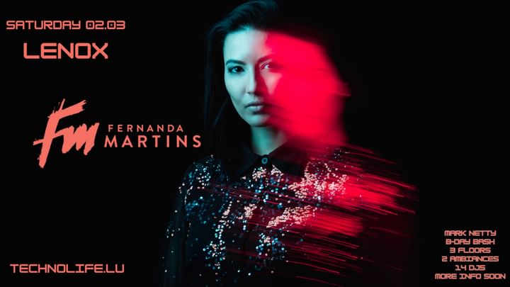Cover for event: Fernanda Martins Hardtechno night 