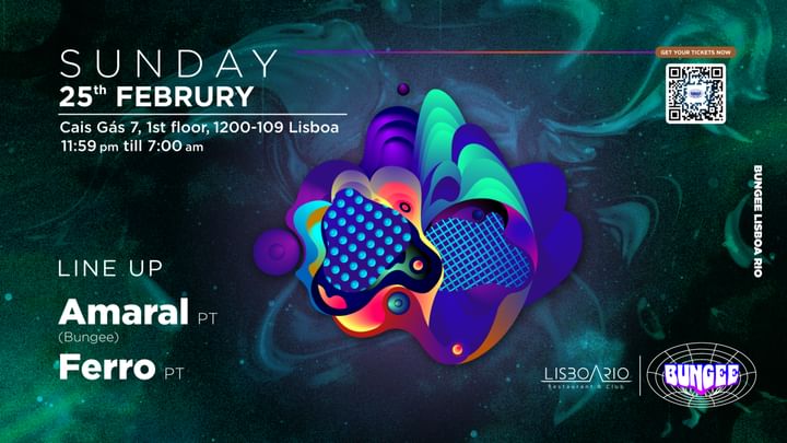 Cover for event: FERRO • AMARAL | SUN 25 FEB • LISBOA RIO