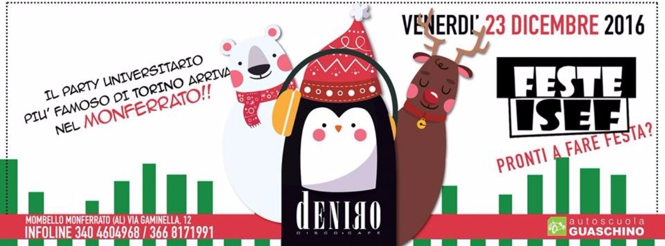 Feste Isef at Deniro • Christmas party image