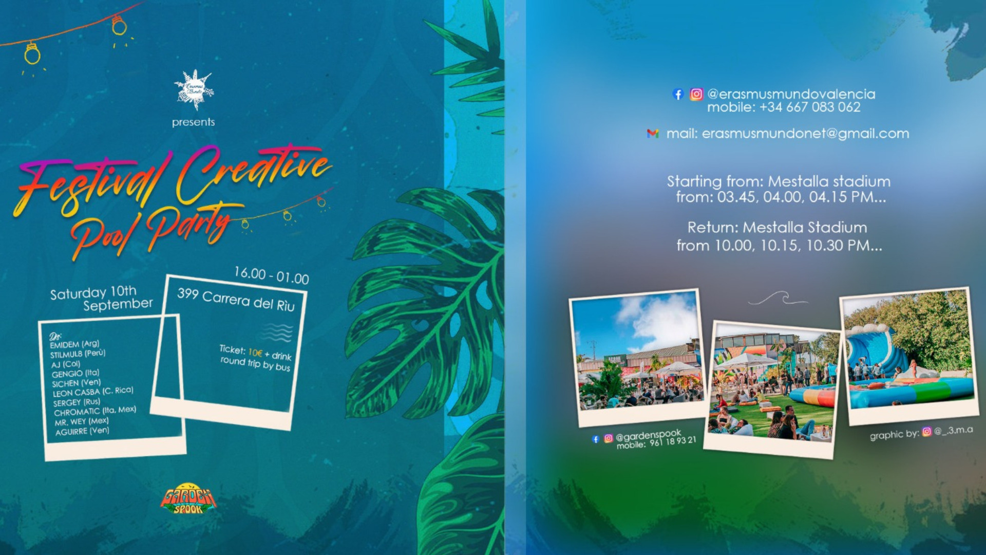 Festival Creative Pool Party