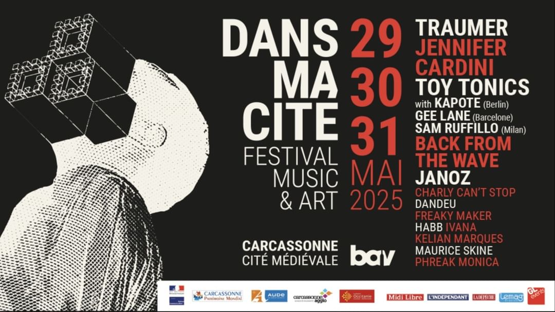 Couverture de l'événement FESTIVAL DANS MA CITE #5 - 29, 30 & 31 MAI 2025 - Cité Médiévale - Carcassonne
