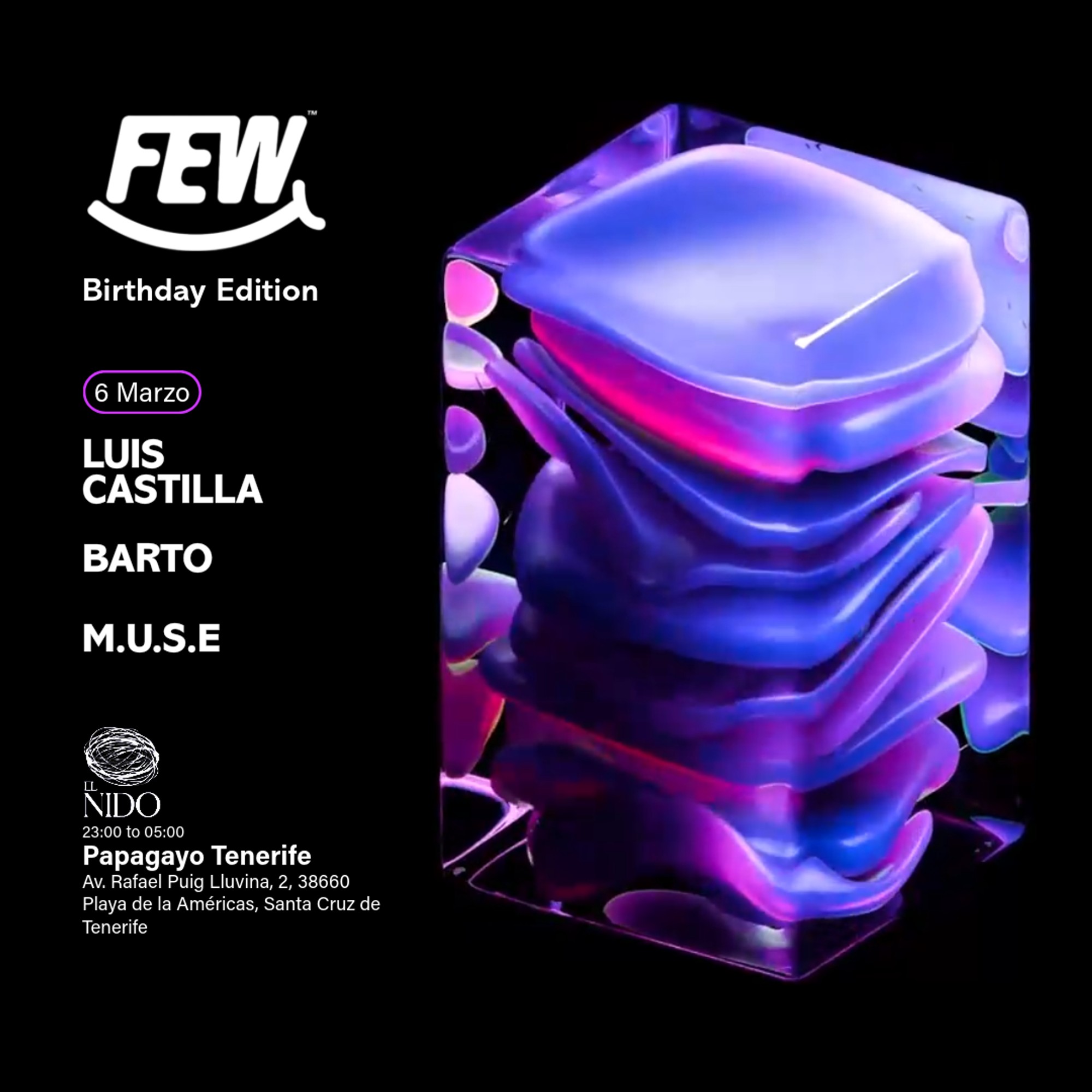 Few · Sala El Nido · Fri. 6th March 2026 image