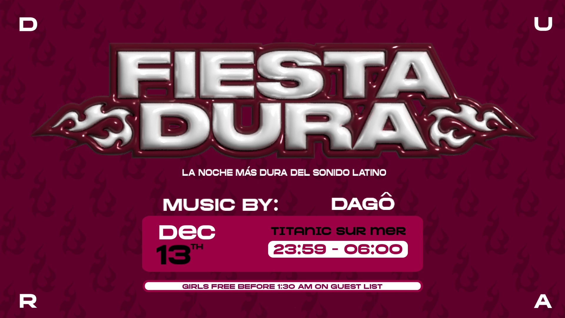 FIESTA DURA 13 dez (LO MEJOR DEL SONIDO LATINO) image