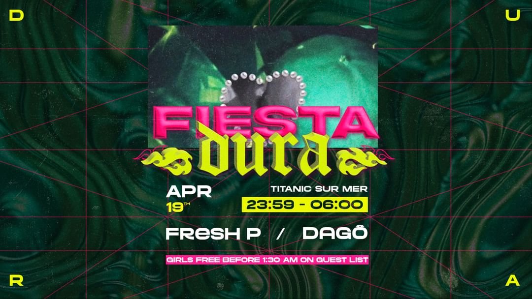 Cartel del evento Fiesta Dura