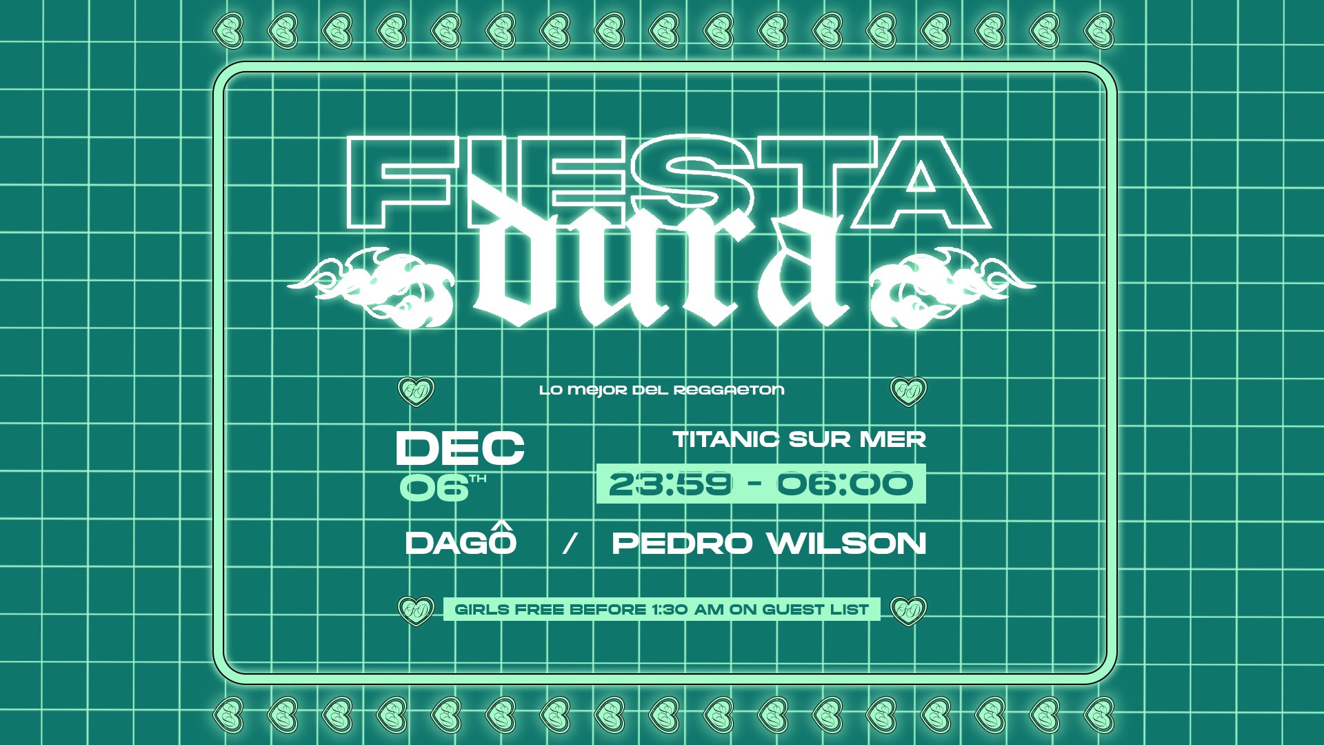 Fiesta Dura | 6 de Dezembro @ Titanic Sur Mer image