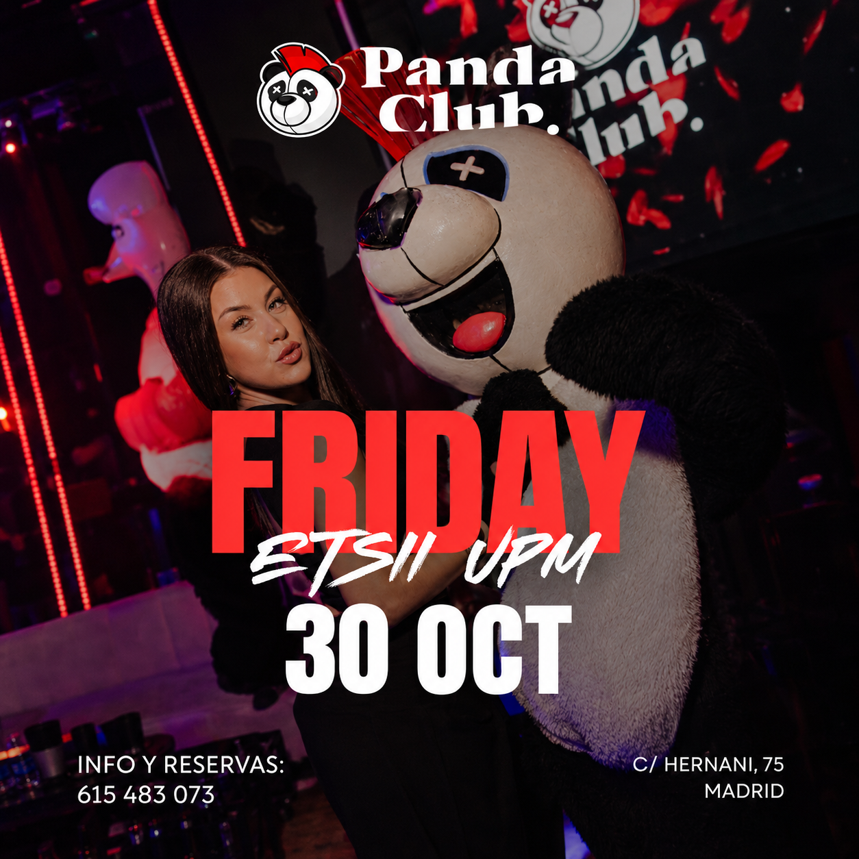 FIESTA ETSI UPM VIERNES PANDA
