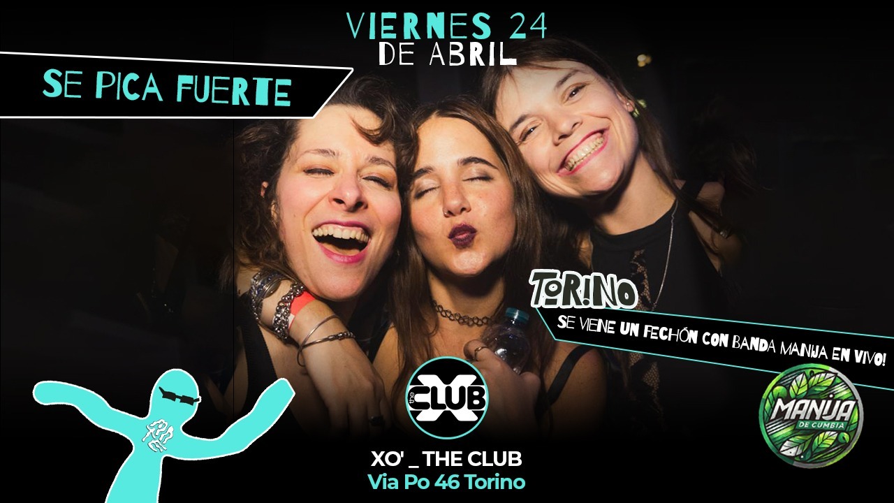 Fiesta MATE Torino / Banda Manija en vivo! ● XÓ_TheCLUB ● 24/04/2026 image