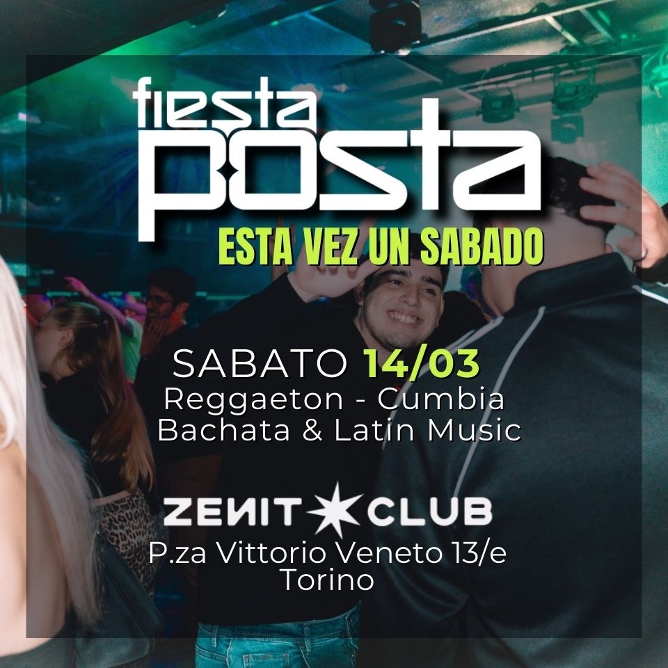 Fiesta Posta un SABADO en piazza Vittorio Veneto! image