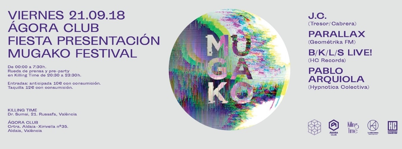 Fiesta Presentación Mugako Festival en Ágora Club image