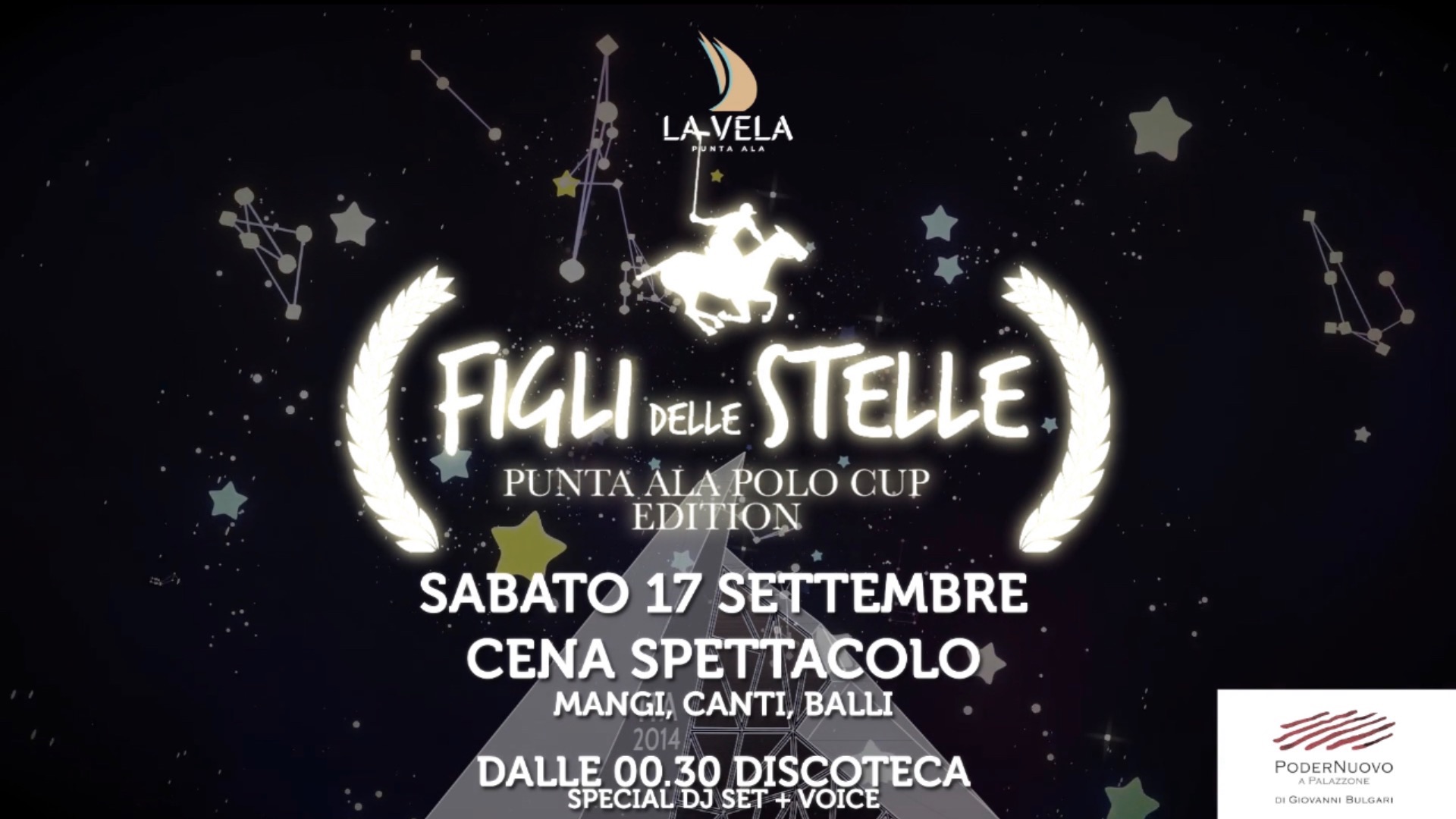 Figli delle Stelle Cena Spettacolo PUNTA ALA POLO CUP EDITION image